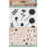 Sellos y stencil - Flores