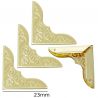 Esquinera 23mm dorado decor