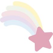 Artemio Colección Rainbow: troquel metálico estrella fugaz (18050070)