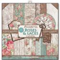 Stamperia Papeles estampados para scrapbooking colección Roses & Laces (SBBL25)