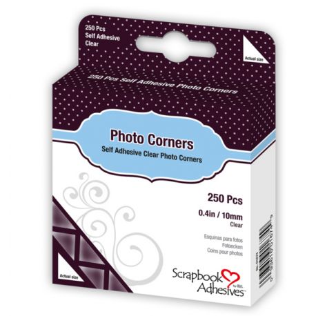 3L Scrapbook adhesives Photo corners - Esquineras autoadhesivas para fotos (3L01674)
