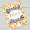 Aladine Duo Clear Stamps & Stencil Mandalas - set de sellos y stencil