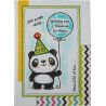 Sellos silicona Woodware  Panda Birthday FR700