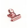 Pinza sujetapapeles tipo bulldog color cobre tamaño pequeño