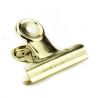 Pinza sujetapapeles tipo bulldog color oro tamaño grande