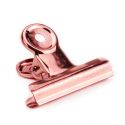 Pinza sujetapapeles tipo bulldog color cobre tamaño grande
