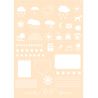 Joy Crafts - Plantilla para Bullet Journal Modelo 5