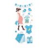 Set de pegatinas tridimensionales Mom Shopping