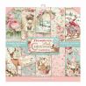 Stamperia Papeles estampados para scrapbooking colección Pink Christmas (SBBL46)
