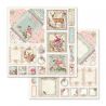 Stamperia Papeles estampados para scrapbooking colección Pink Christmas (SBBL46)