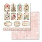Stamperia Papeles estampados para scrapbooking colección Pink Christmas (SBBL46)