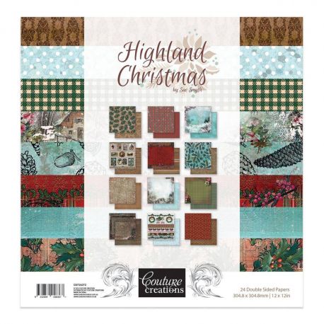 Couture Creation - Highland Christmas Paper Pad 30x30 (CO726272)