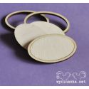 Laser Cut -  Set Etiquetas 3D Óvalos