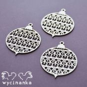 Laser Cut - Set Bolas navideñas Decor
