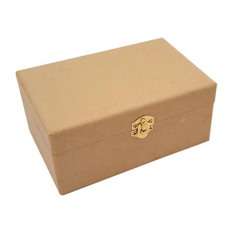 Caja rectangular fabricada en MDF