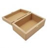 Caja rectangular fabricada en MDF