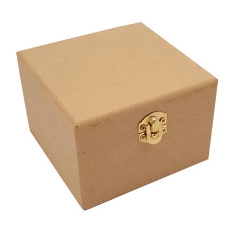 Caja cuadrada fabricada en MDF