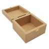 Caja cuadrada fabricada en MDF