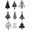 Sellos silicona Woodware Mini Trees (JGS611)
