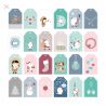 Artemio - Set papeles para scrapbooking My Little Xmas