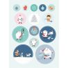 Artemio - Set de pegatinas My Little Xmas