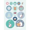 Artemio - Set de pegatinas My Little Xmas
