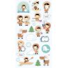 Pegatinas Puffies My Little Xmas - Esquimales