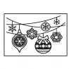 Darice Embossing Folder Adornos de Navidad