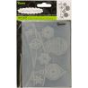 Darice Embossing Folder Adornos de Navidad