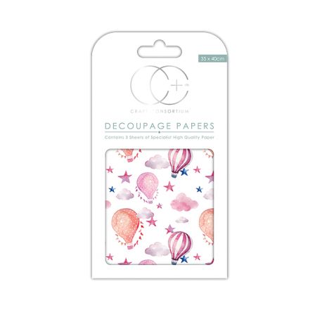 Craft Consortium | Papel fino para decoupage - Fly with me Craft Consortium | Papel fino para decoupage - Fly with me