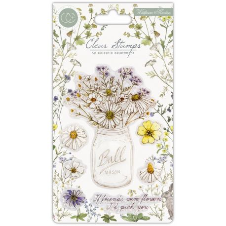 Craft Consortium | Set de sellos acrílicos Wildflower Meadow - Fresh Cut Craft Consortium | Set de sellos acrílicos Wildflower Meadow - Fresh Cut