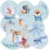 Piatek Trzynastego - North Pole. Etiquetas Redondas (P13-197)
