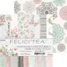 Craft O'Clock - Papel para scrapbooking Felici Tea Set de 15x15