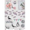 13 Arts - On the Wall: hoja de recortables Birds