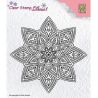 Nellie's Choice - Sello de silicona transparente Mandala 2