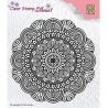 Nellie's Choice - Sello de silicona transparente Mandala 3
