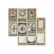 Stamperia Papeles estampados para scrapbooking colección Voyages Fantastiques Maxi Pack (SBBXL01)
