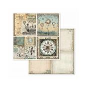 Stamperia Papeles estampados para scrapbooking colección Voyages Fantastiques Maxi Pack (SBBXL01)