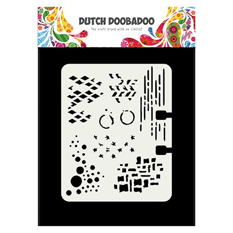 Plantilla para estarcido Rolodex - Dutch Doobadoo