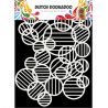 Plantilla para estarcido Circle Lines - Dutch Doobadoo