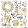 Mintay Papers - Bloomville Scrapbooking Paper Pad 30x30 | CreActividades