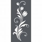 Stamperia - Stencil decorativo en acetato Tulipanes (KSTDL26)