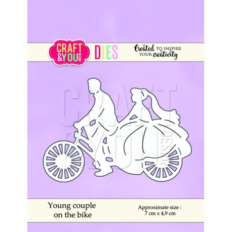 Craft & You - Troquel Novios en Bici