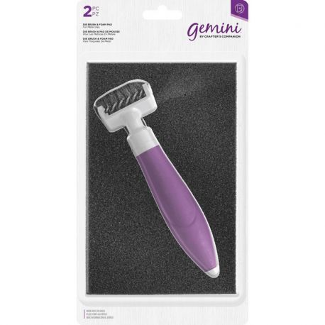 Crafter's Companion - Set de cepillo y base de gomaespuma para limpieza de troqueles Crafter's Companion - Set de cepillo y base de gomaespuma para limpieza de troqueles