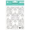 Dp Craft Embossing Folder - Damasco