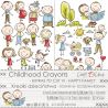 Chilhood Crayons - Hojas de recortables 6