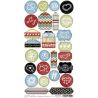 Craft O'Clock Chilhood Crayons - Troquelados de cartulina