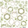 Craft O'Clock Greenery Charm - Hoja de recortables
