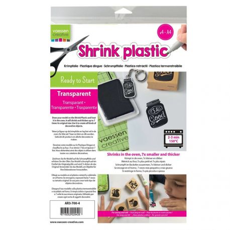 Plástico mágico – Shrink Plastic Transparente | Tienda CreActividades