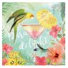 Servilleta decorada para la técnica del decoupage - Paradise Delight